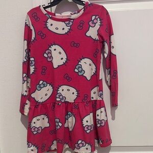 Hello Kitty Pink and White Graphic Tee